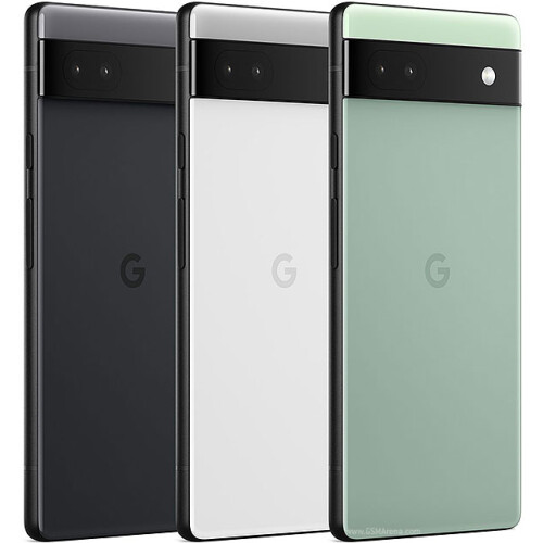 Refurbished (Black) Google Pixel 6A (128GB) 2