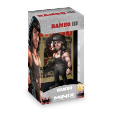 MINIX - Film #110 - Rambo - Rambo III con T-Shirt - Figura da Collezione 12cm