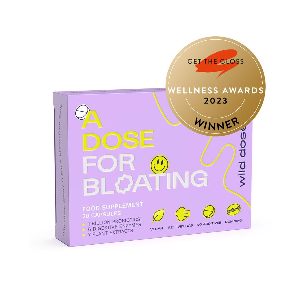 (Blister Pack (20 Capusles)) Wild Dose - A Dose For Bloating