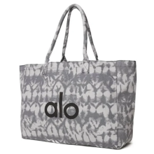 Alo Yoga Gray Tie Dye Large Canvas Tote Bag Gym Alo yoga bag