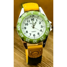 (digital black white 7) Boys Girls Quartz Watch Kids Childrens Fabric Strap Student Wristwatch