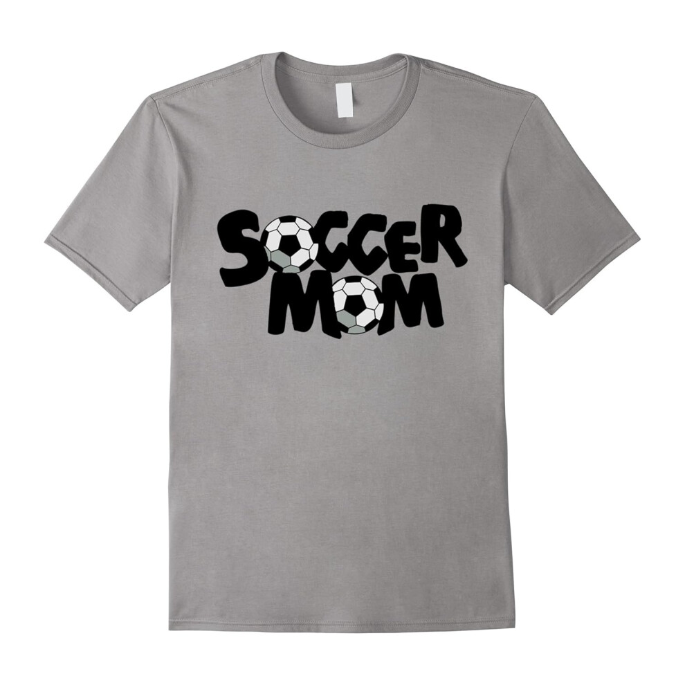 (XXL) Soccer Mom T-shirt Proud Soccer Mom I Love Soccer Tee-Father's Day