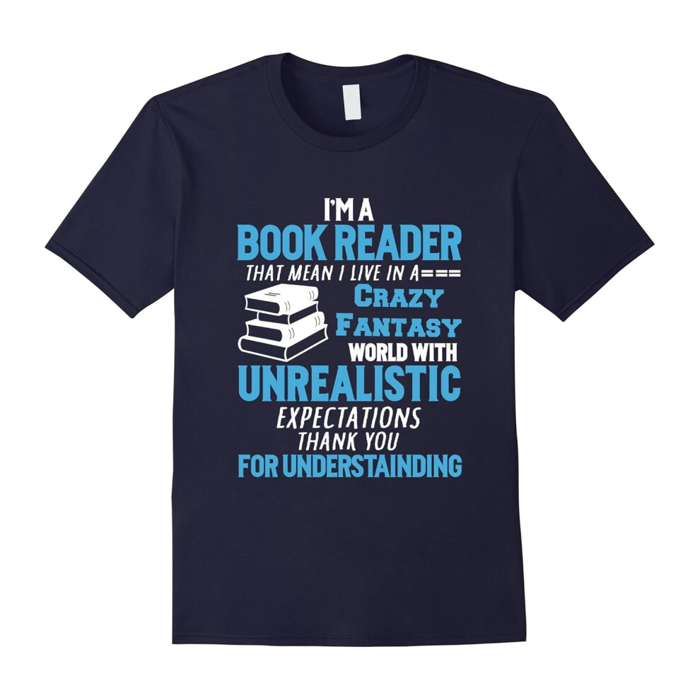 (M) Funny Sarcastic Read Day Quote Gift Love Book Reader T-Shirt-Father's Day