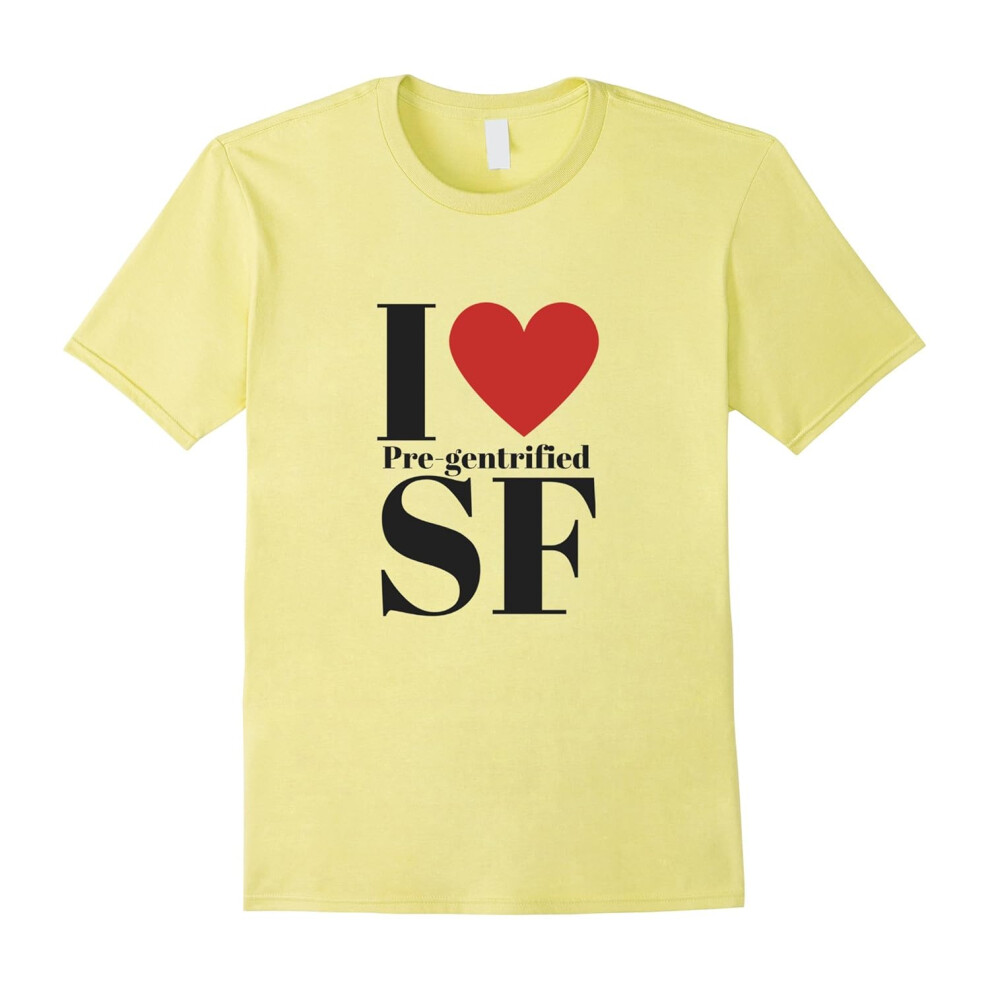 (L) I Love San Francisco tshirt for native San Franciscans-Father's Day