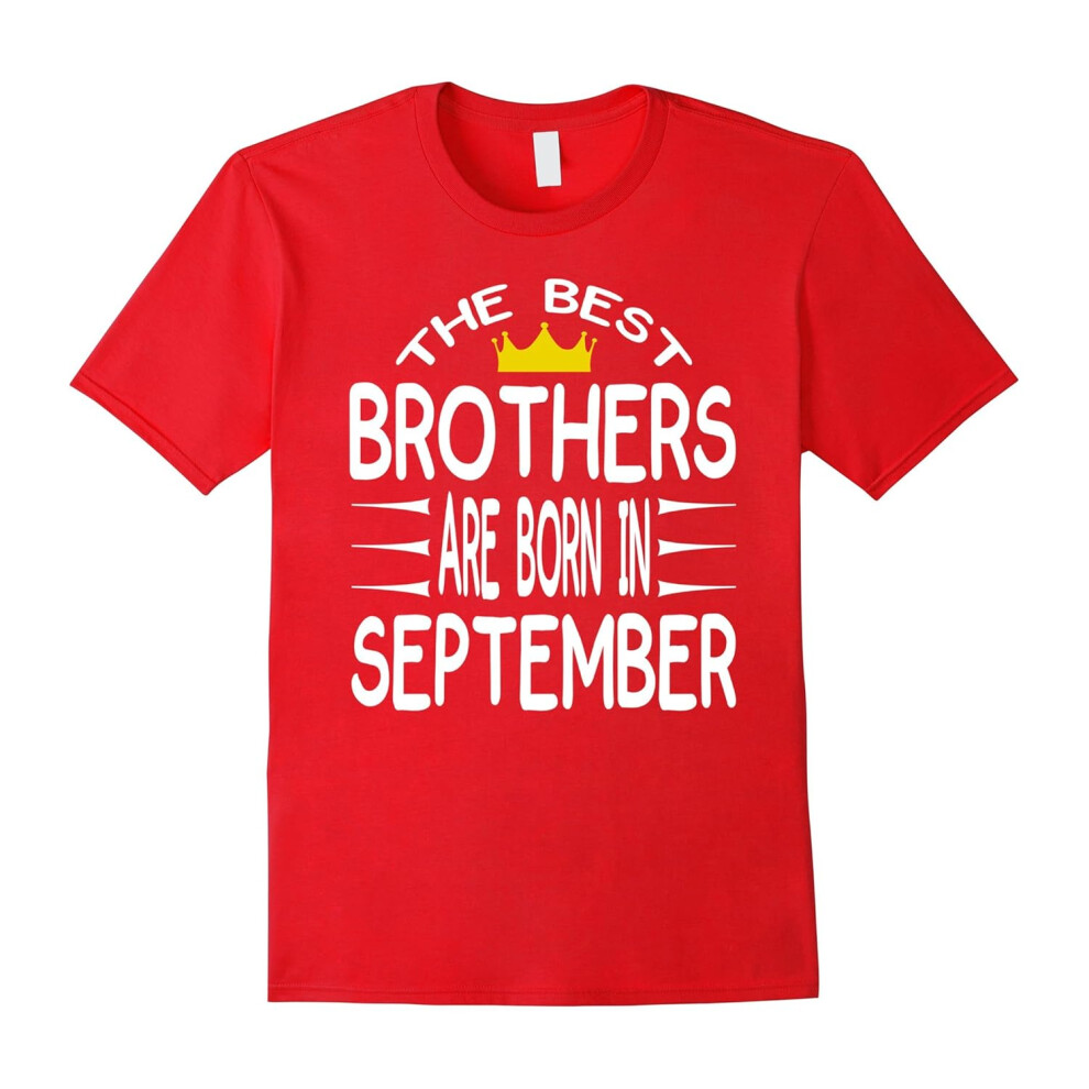 (M) Birthday Tshirt For Brothers Born In September â Family Tee-Father's Day