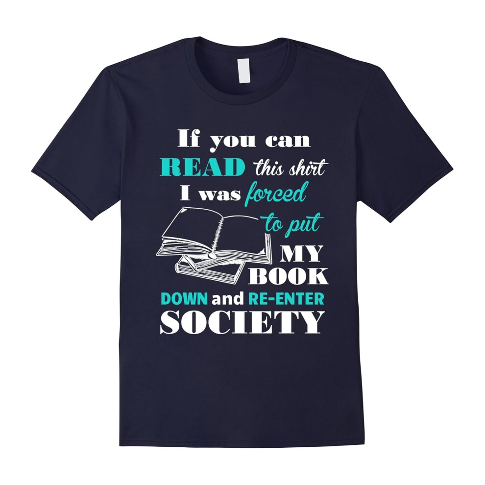 (M) Book Reading Lover Shirt Gift Tee for Readers Bookworm reading junkie Funny Book lover T-Shirt-Father's Day