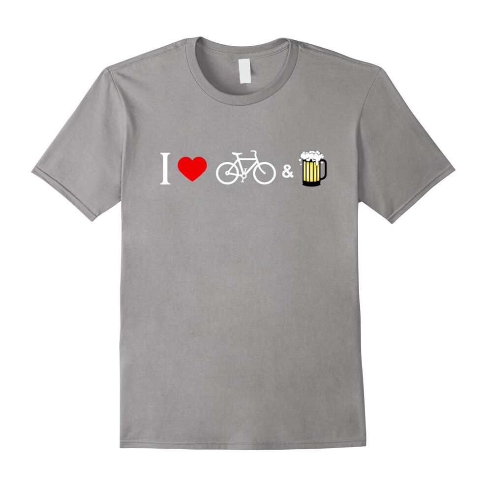 (XXXL) I Love Bikes and Beer Shirt â BicyFather's Daye, CyFather's Daying T Shirt-Father's Day