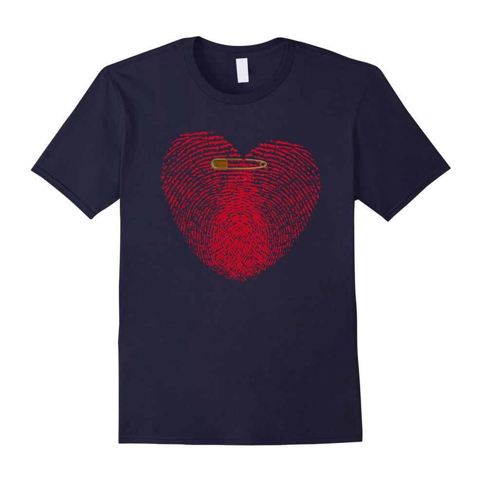 (M) Safety Pin Love t- Shirt-Father's Day