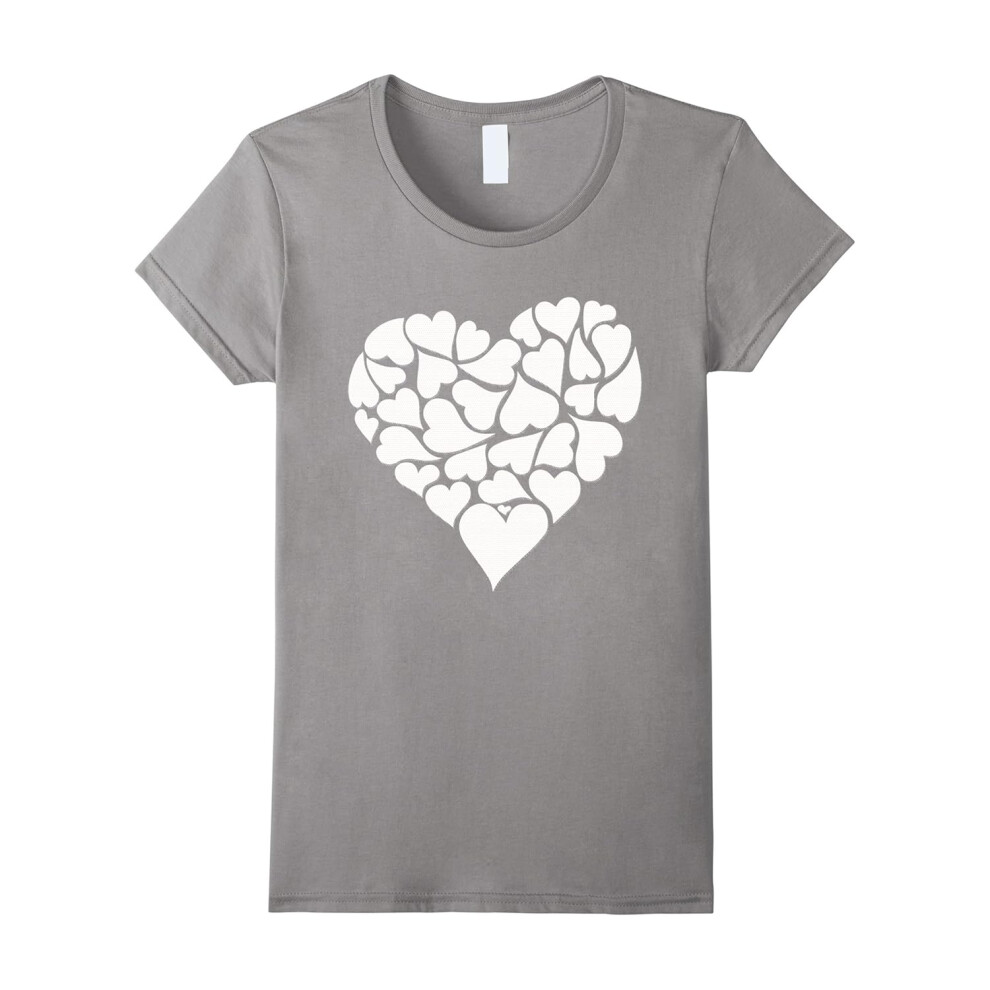 (L) Hearts LOVE Valentine's Day Gift Shirt for Women Girls-Father's Day