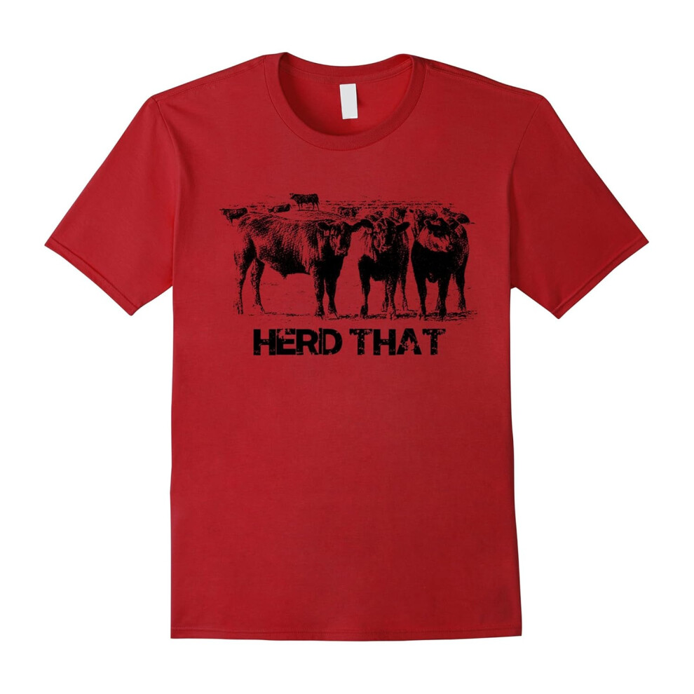 (XXL) Farmer Herd That T-shirt Cow Lovers-Father's Day