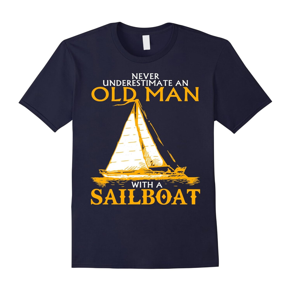 (L) Men's Old Men Love Rowing T-Shirt-Father's Day