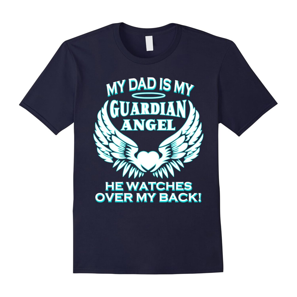 (M) BBTee: My Dad Is My Guardian Angel T-Shirt-Father's Day