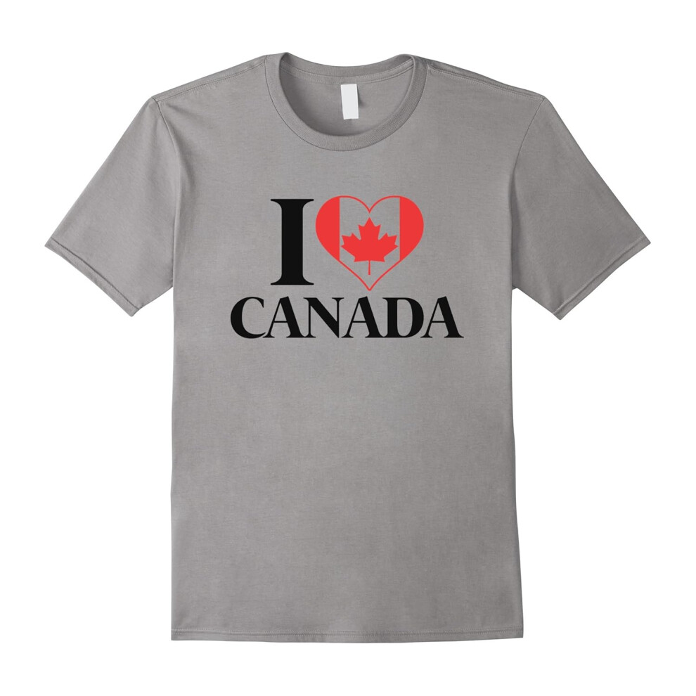 (XXXL) Canadian Tees: I Love Canada T-Shirt-Father's Day