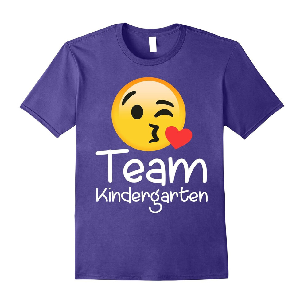 (XXXL) Emoji Team KINDERGARTEN Teacher T Shirt for lover-Father's Day