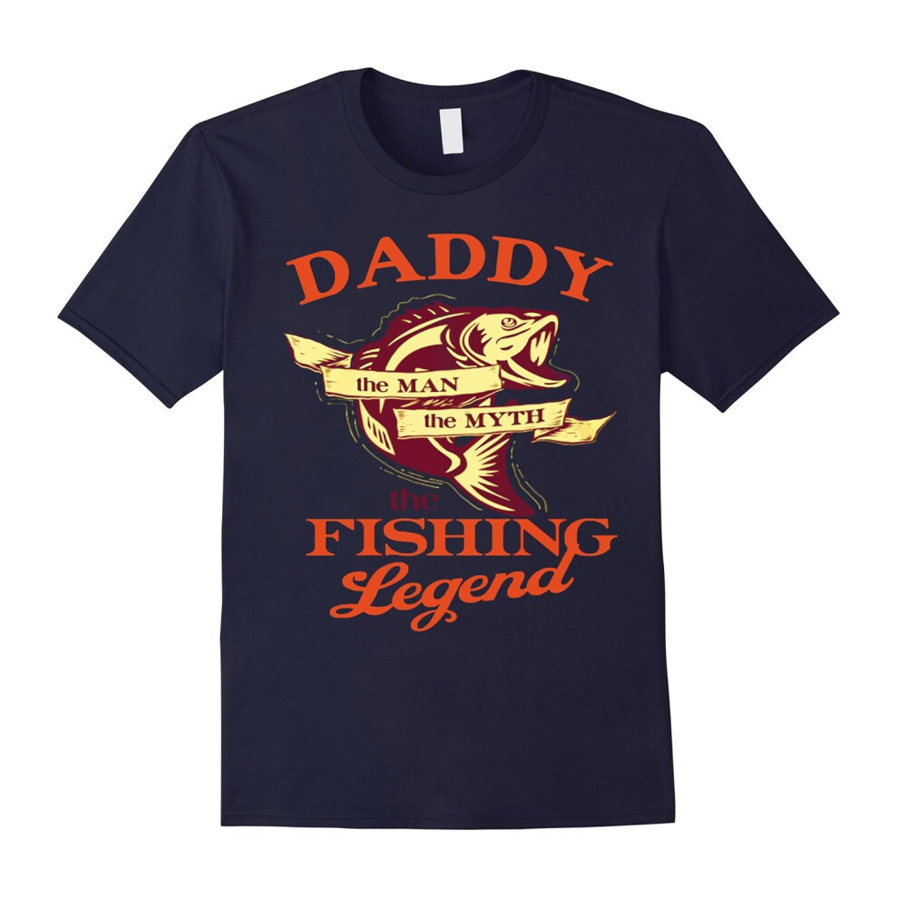 (XXXL) Men's Dad shirt: DADDY â THE MAN THE MYTH THE FISHING LEGEND shirt-Father's Day