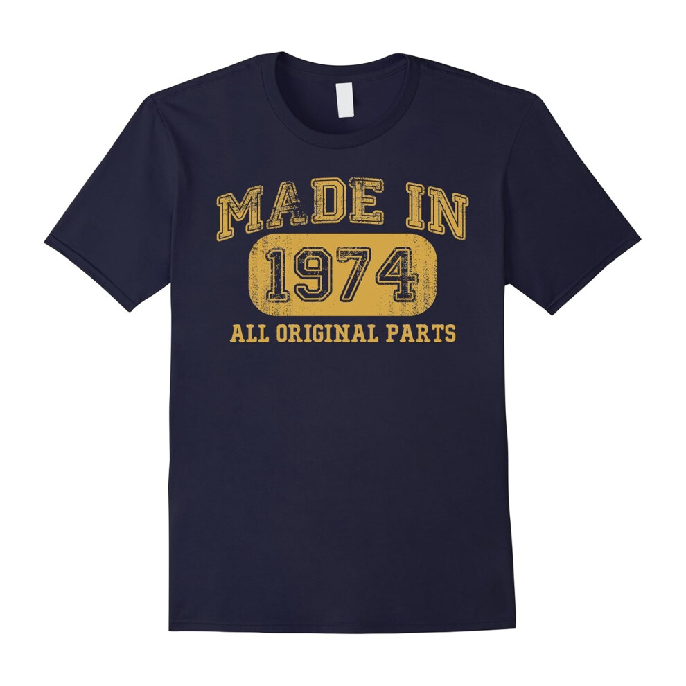 (XL) Born in 1974 Tshirt 43th Birthday Gifts 43 yrs Years Made in-Father's Day