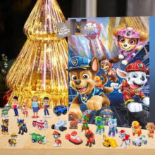 Christmas Patrol Paw Advent Calendar 24 Gifts Box Toys Festivals Countdown Doll