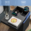 ELECWISH (Black) LED Bedside Table 2 Drawers Cabinet with Charging 7