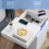 ELECWISH (White) LED Bedside Table 2 Drawers Cabinet with Charging 10