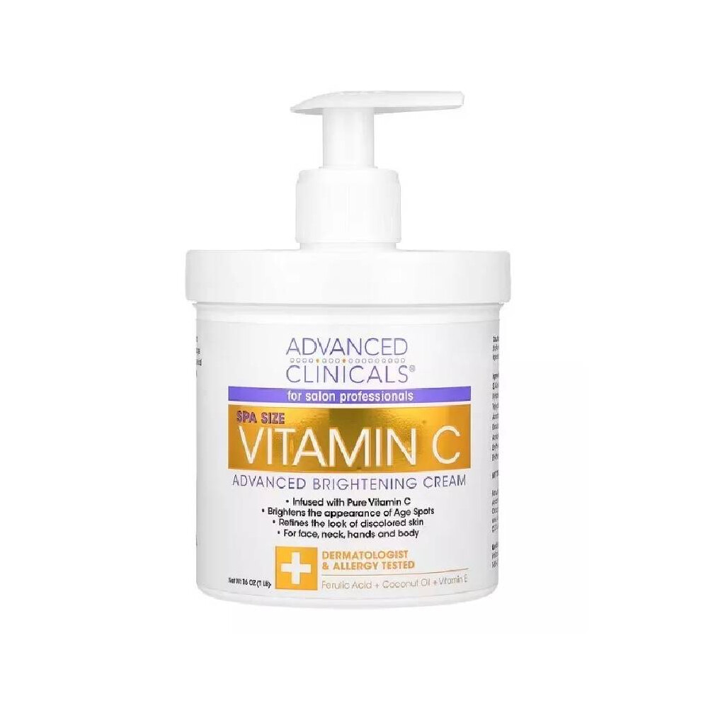 Rywolt Yellow/Cream () Clinicals Advanced Vitamin C Advanced Brightening Skin Hydrator Lotion