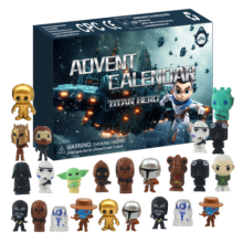 Star War Advent Calendar Holiday 24 Piece Gift Playset Christmas