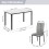 Hello-5ive Dining Table and Chairs Set of 4 6