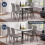 Hello-5ive Dining Table and Chairs Set of 4 7