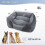 Dog Bed Extra Large Pet Bed, Gray Dog Bed Orthopedic Dog Bed Washable XL Dog Bed with Non-Slip Bottom Calming Dog Bed for Labrador, German Shepherd 5