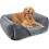 Dog Bed Extra Large Pet Bed, Gray Dog Bed Orthopedic Dog Bed Washable XL Dog Bed with Non-Slip Bottom Calming Dog Bed for Labrador, German Shepherd 1