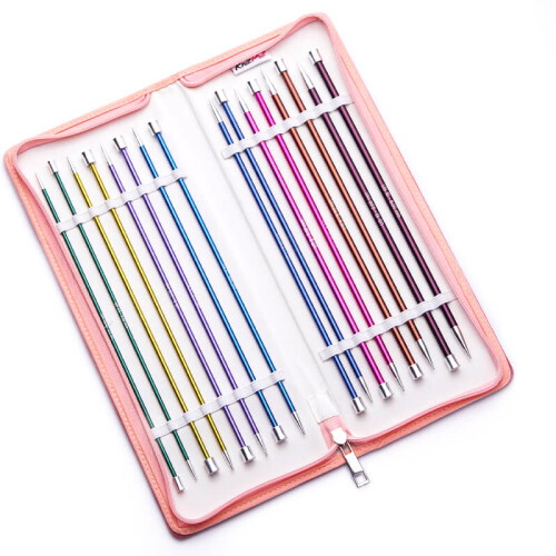 KnitPro Knitting Pins Single-Ended Zing Deluxe Set 40cm 1