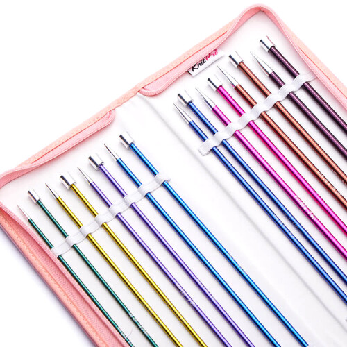 KnitPro Knitting Pins Single-Ended Zing Deluxe Set 40cm 2