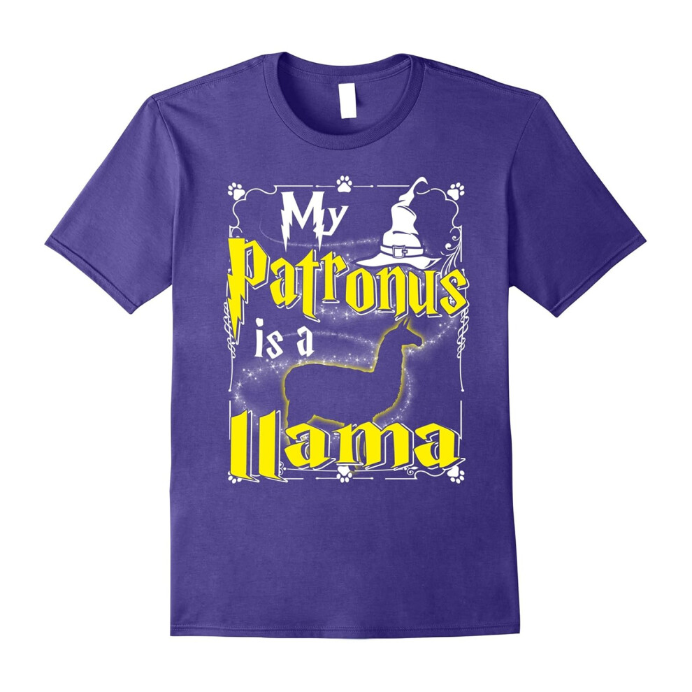 (S) My Patronus Is A Llama T-shirt Llama Lovers-Father's Day