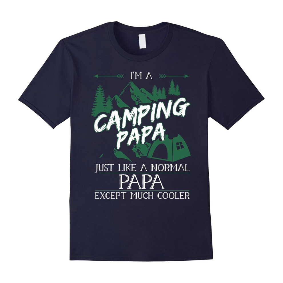 (XL) Men's I'm a Camping Papa T Shirt, Camping Papa Tshirt-Father's Day