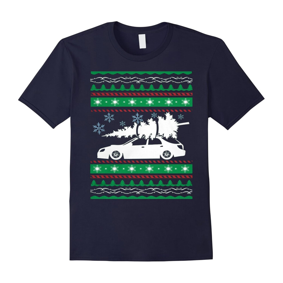 (XXL) Christmas Tree Car Ugly Xmas Sweater, Bring Xmas to Family-Father's Day