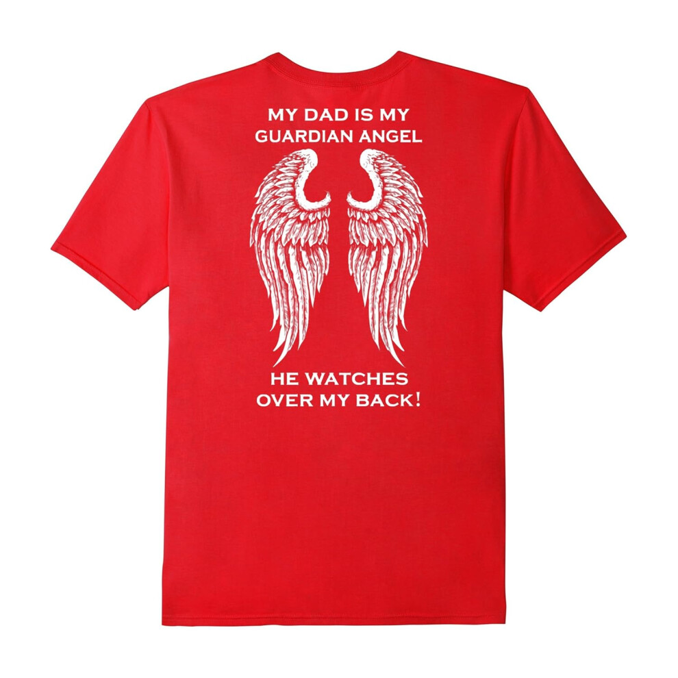 (XXL) FATHER DAY GIFT: MY DAD IS MY GUARDIAN ANGEL T-Shirt-Father's Day