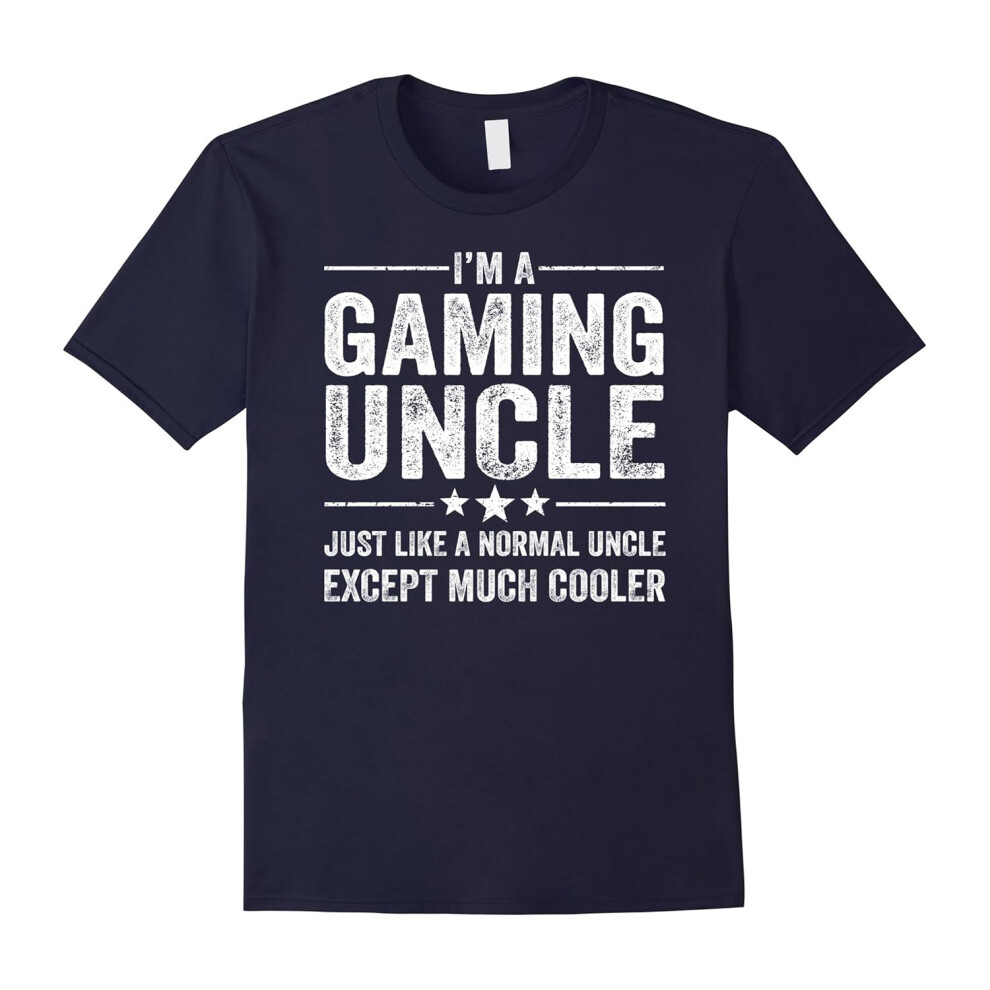 (XXXL) Mens Gaming UnFather's Daye Just Like A Normal Dad Much Cooler Funny Shirt-Father's Day