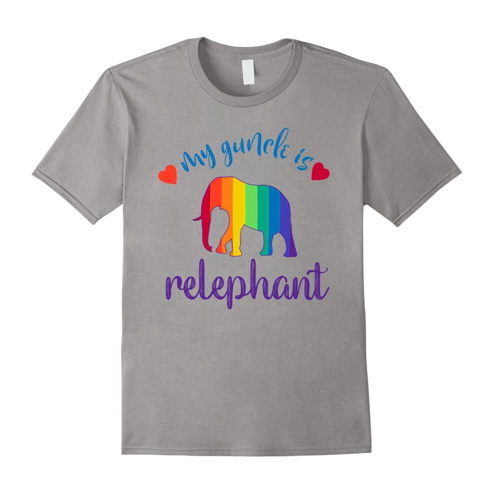 (L) Elephant love My GunFather's Daye is relephant Tshirt-Father's Day