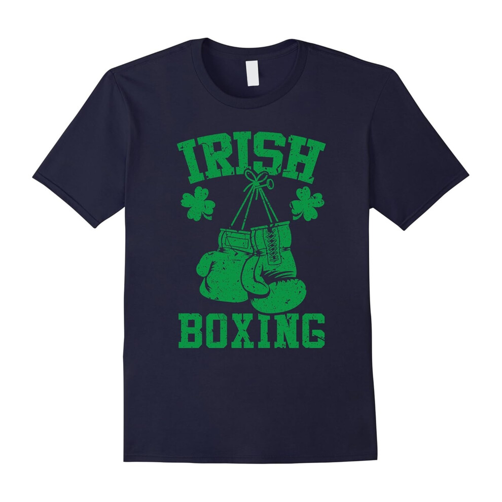 (S) Green Vintage Ireland Boxing Tee â Father's Dayover Leaf Shirt-Father's Day