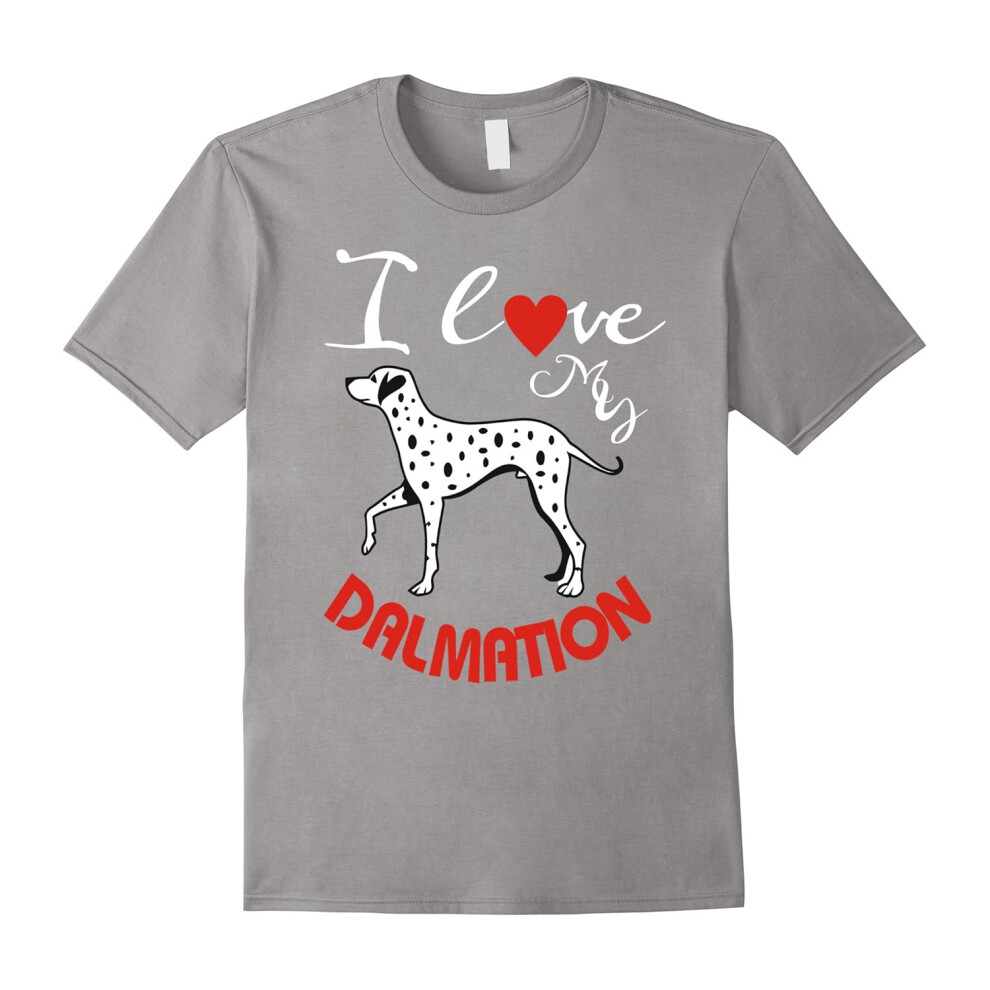 (XL) Dalmation T-shirt , I love my Dalmation-Father's Day