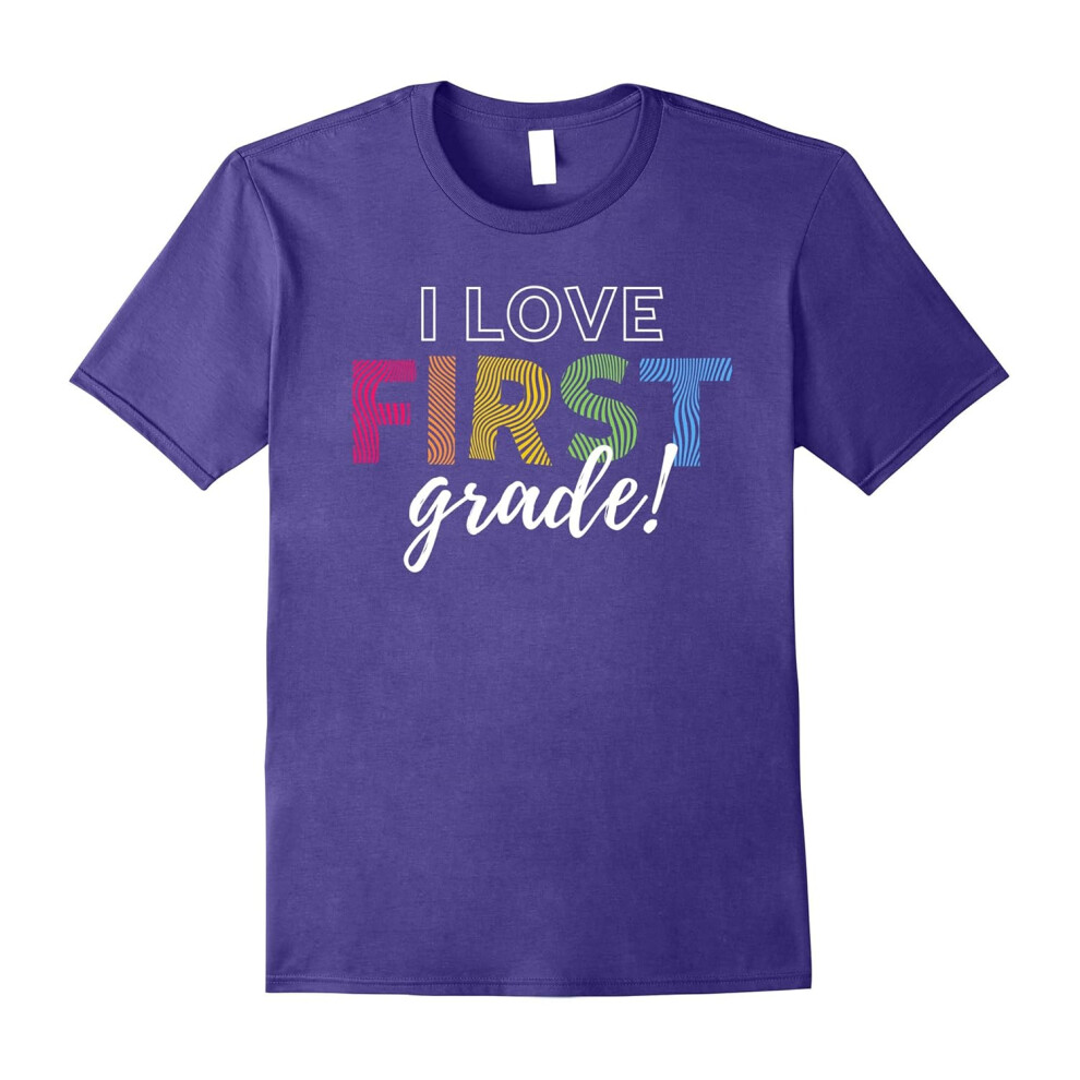 (XXXL) I Love First Grade Shirt for Teachers-Father's Day