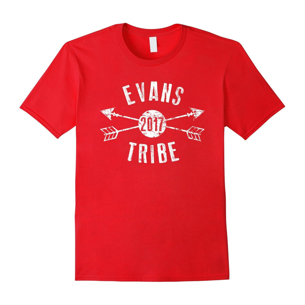 (XXL) Evans Tribe Shirt, Tribal Arrows Family Reunion 2017 Gift-Father's Day