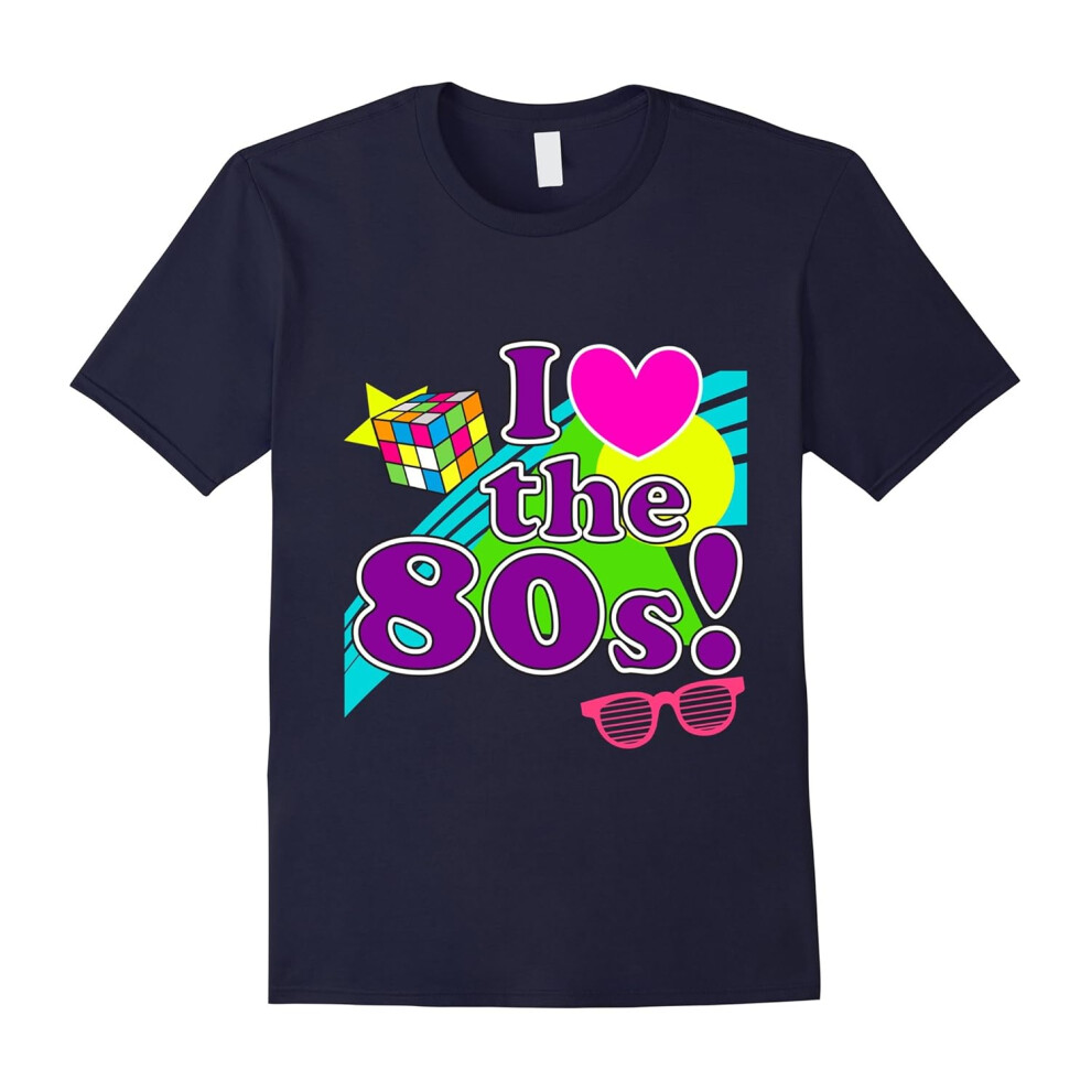 (XXL) I Love The 80s Eighties Shirt-Father's Day