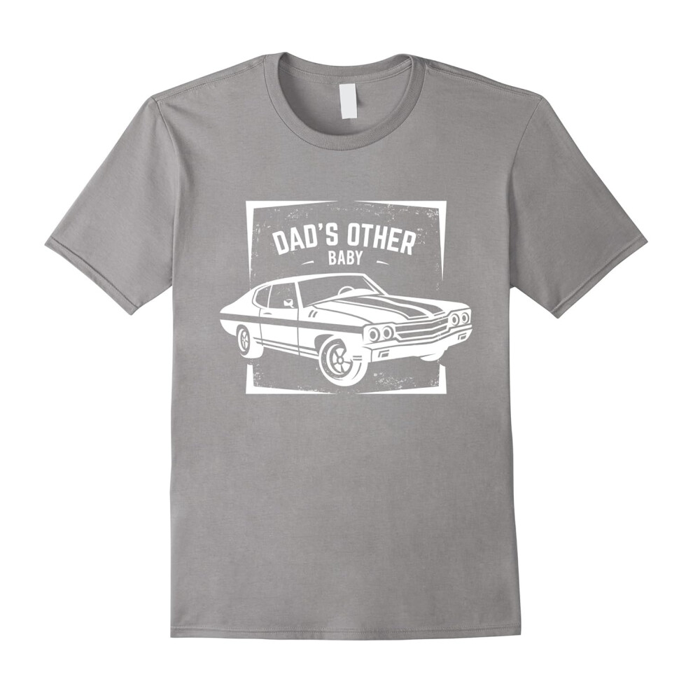 (XXL) âDad's Other Babyâ Father's Dayassic Car Lover's T-Shirt-Father's Day