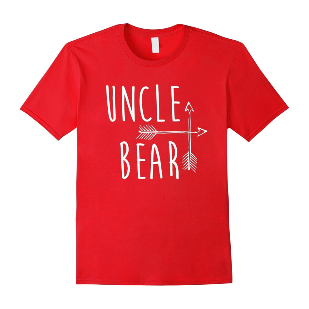 (M) UnFather's Daye Bear T-Shirt Family Portrait With Mama and Papa Bear-Father's Day