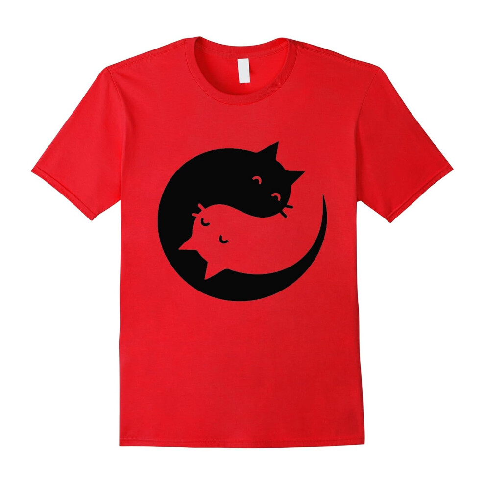 (XXL) Cat Yin Yang â Pet Lover T-Shirt-Father's Day