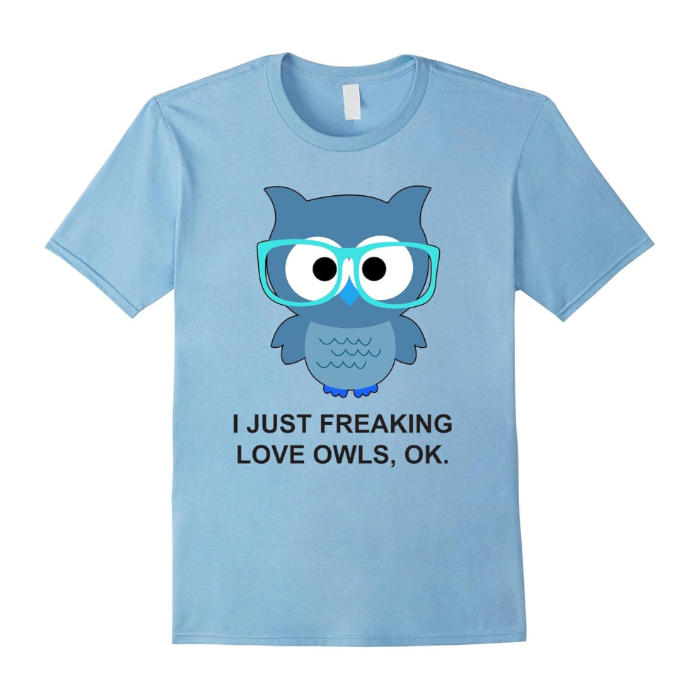 (S) Love Owls Tee | Funny Owl T-Shirt Gifts for Owl Lovers-Father's Day