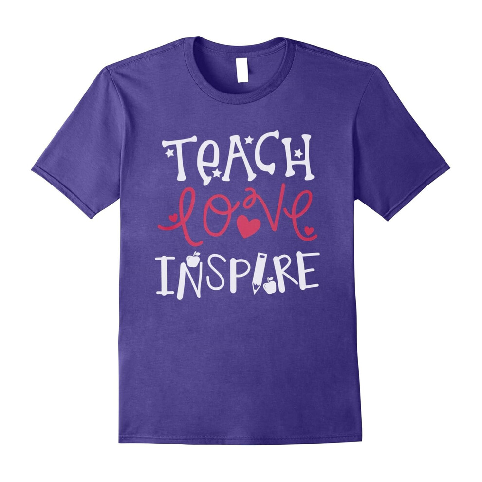 (XL) Teach Love Inspire Shirt-Father's Day