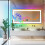 1600x800mm Lighted Bluetooth Bathroom Mirror with RGB Backlight 1