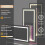 1600x800mm Lighted Bluetooth Bathroom Mirror with RGB Backlight 10