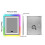 700x900mm LED Lighted Bathroom Mirror with Bluetooth and RGB Backlight 3